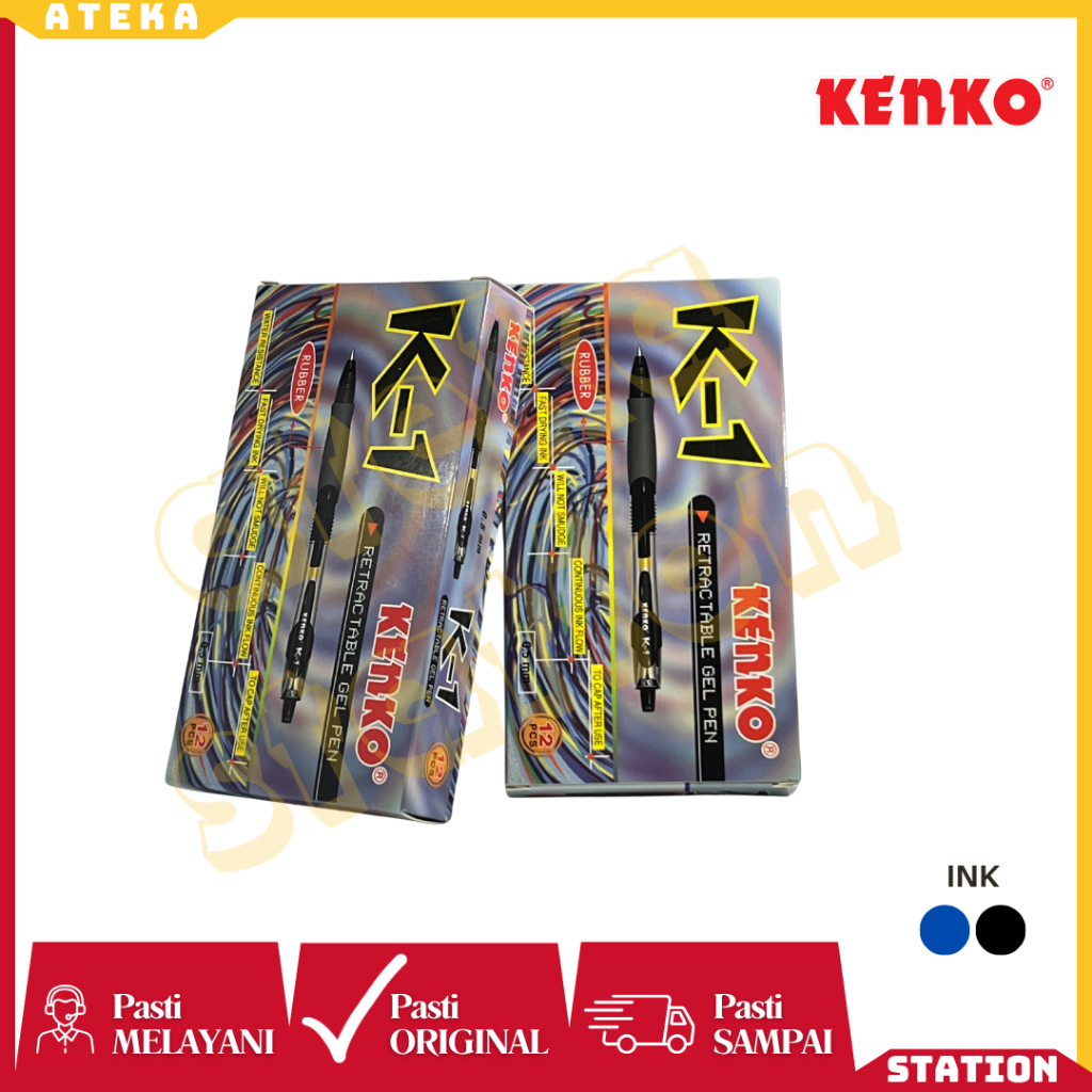 

Pulpen gel KENKO K1 0.5 mm (12pcs)