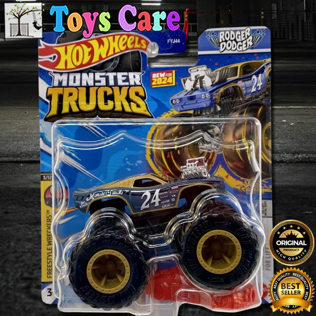 Hot Wheels Monster Truck Rodger Dodger Diecast Off Road