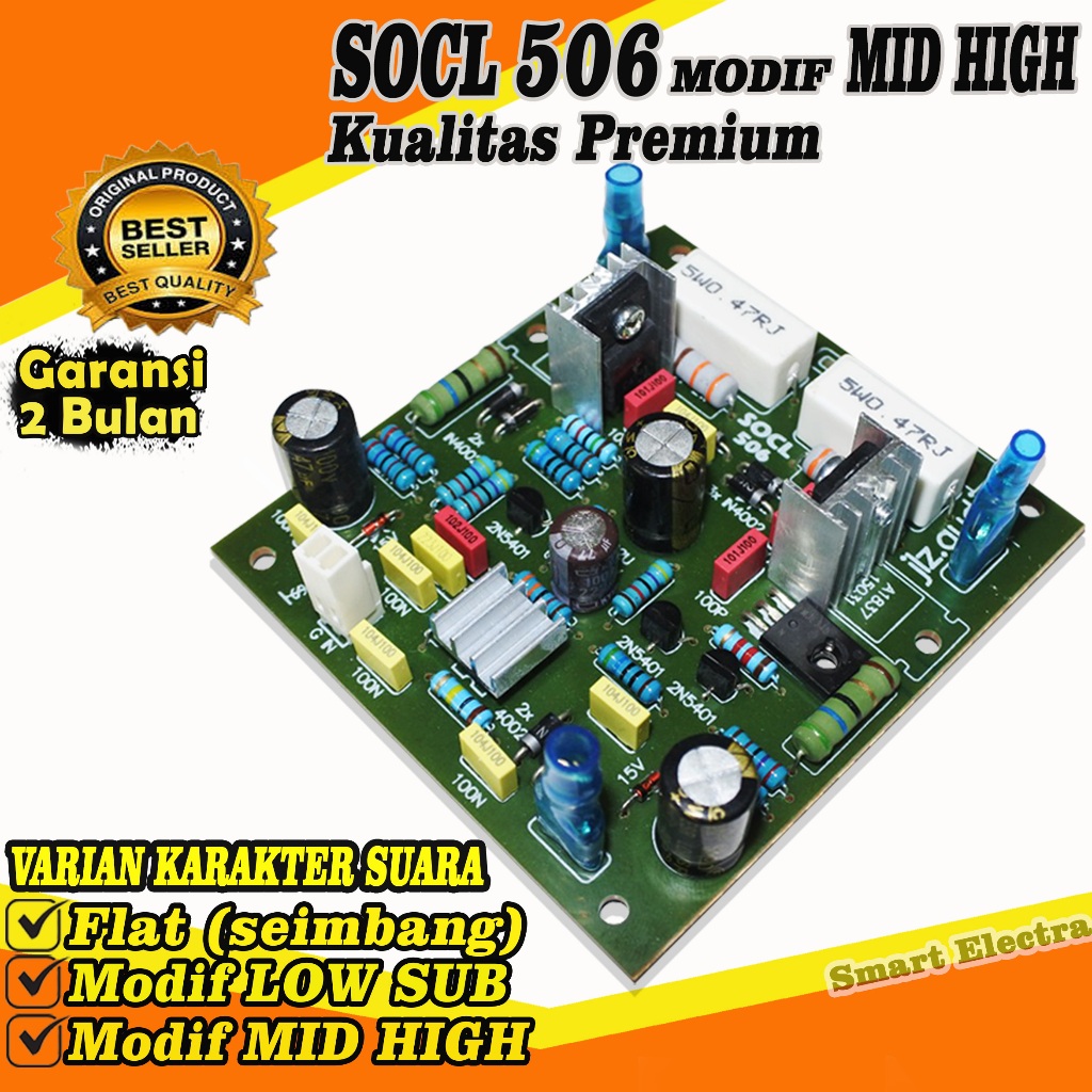 Power Kit Amplifier SOCL 506 FLAT (Seimbang) || Modif LOW SUB || Modif MID HIGH