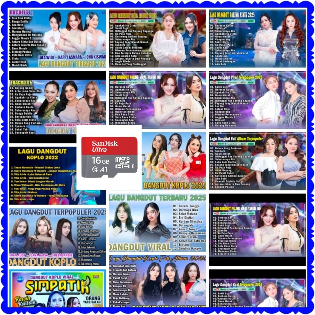 MEMORY CARD ISI LAGU DANGDUT KOPLO TERBARU MP3