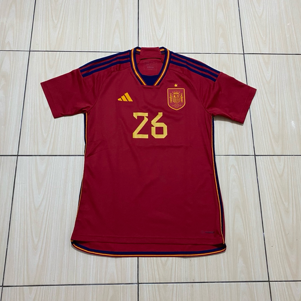 Jersey Spain Home World Cup 2022 Pedri Original