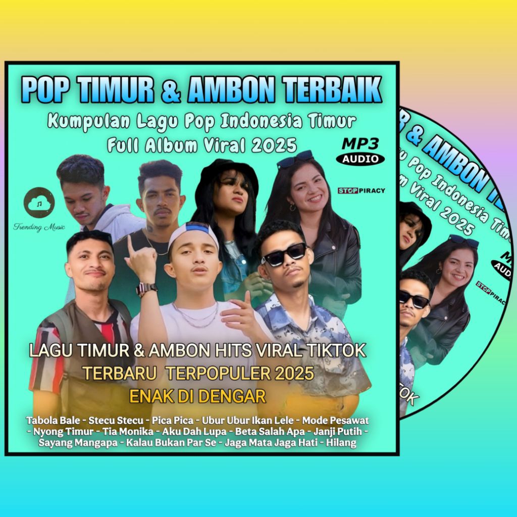 KASET CD MP3 LAGU POP TIMUR - KASET MP3 LAGU AMBON LENGKAP - KASET MP3 LAGU POP INDONESIA TIMUR