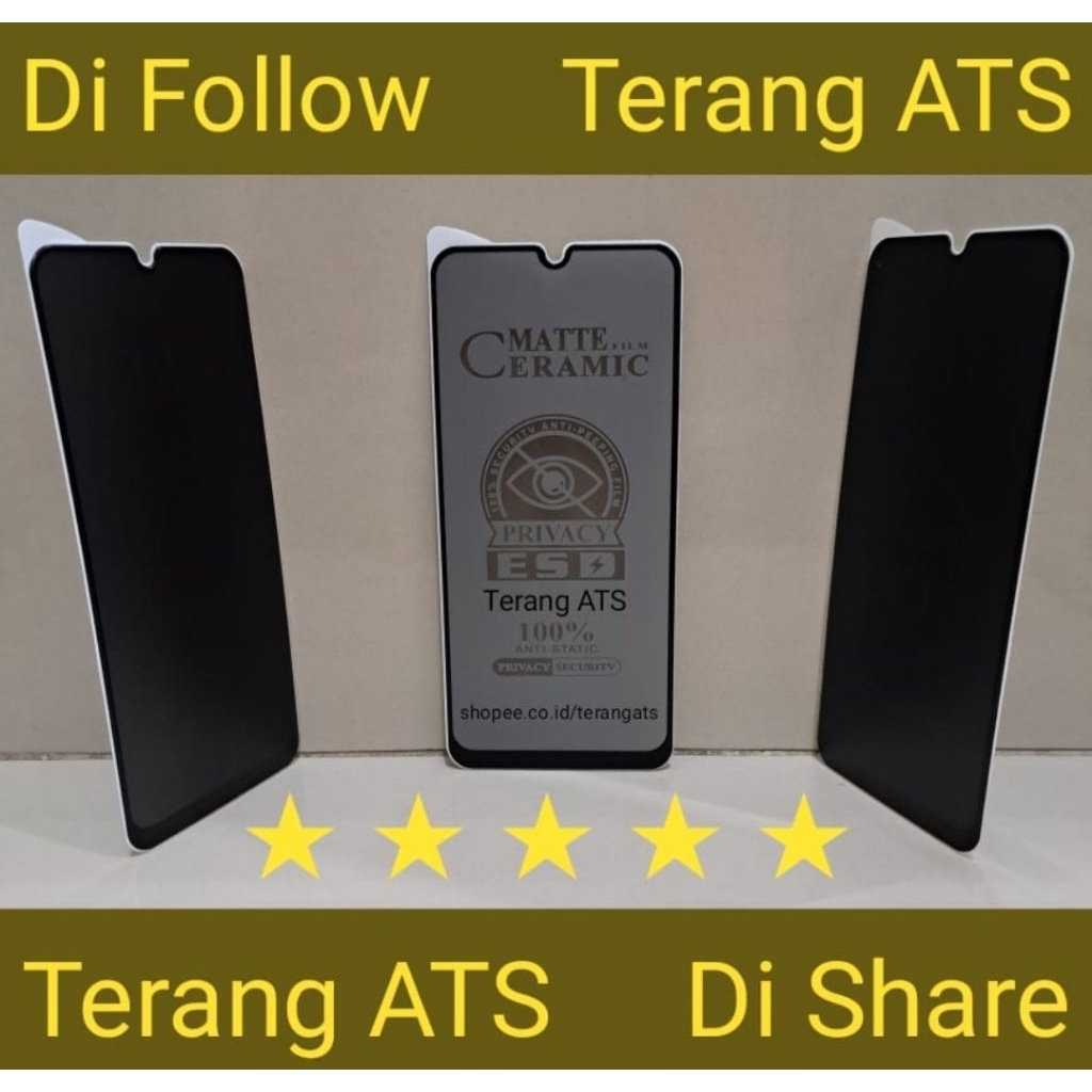 Anti Spy Ceramic Tipe Hp Vivo Y12i Type Hp Vivo Y12i Tipe Type Pelindung Layar Handphone Vivo Y12i