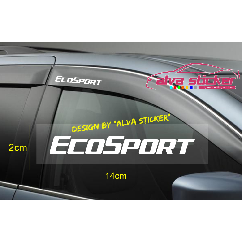 sticker ecosport sticker talang air mobil ford ecosport sticker stiker talang air ford ecosport sepa