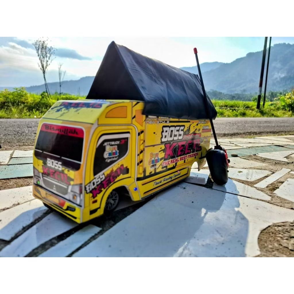 Miniatur truk remot control truk remot control mainan anak