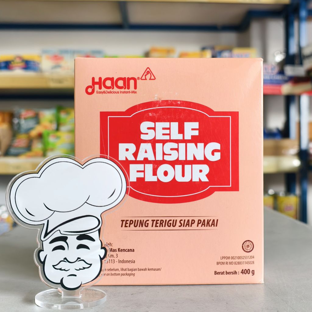 

Haan Self Raising Flour 400Gr / Tepung Self Raising Haan 400Gr