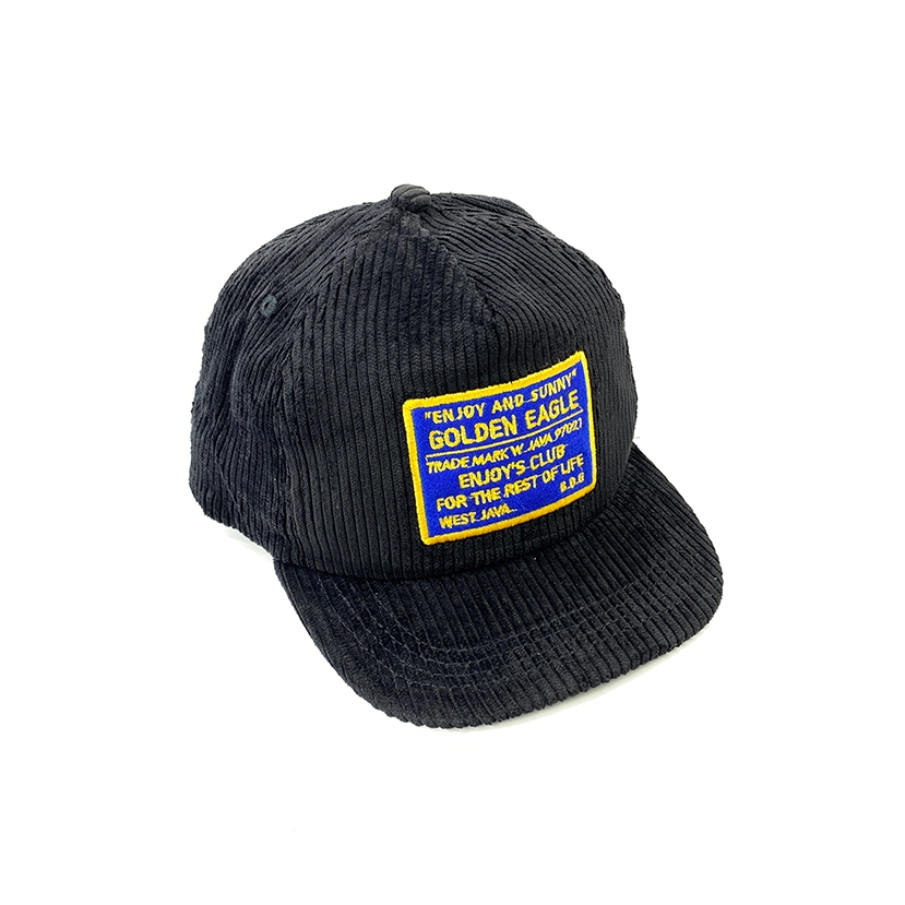 Enjoy Renewal - Topi Rope Hat Corduroy - Rope Hat Corduroy Hitam