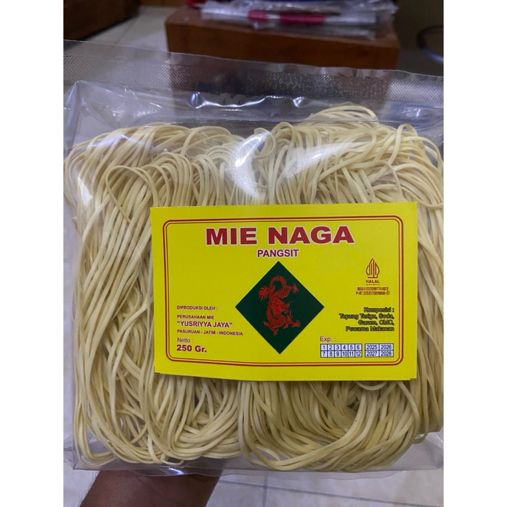 

Mie Lidi/Pangsit kering kemasan 250 g MieAyam/MieGacoan/MieYamin
