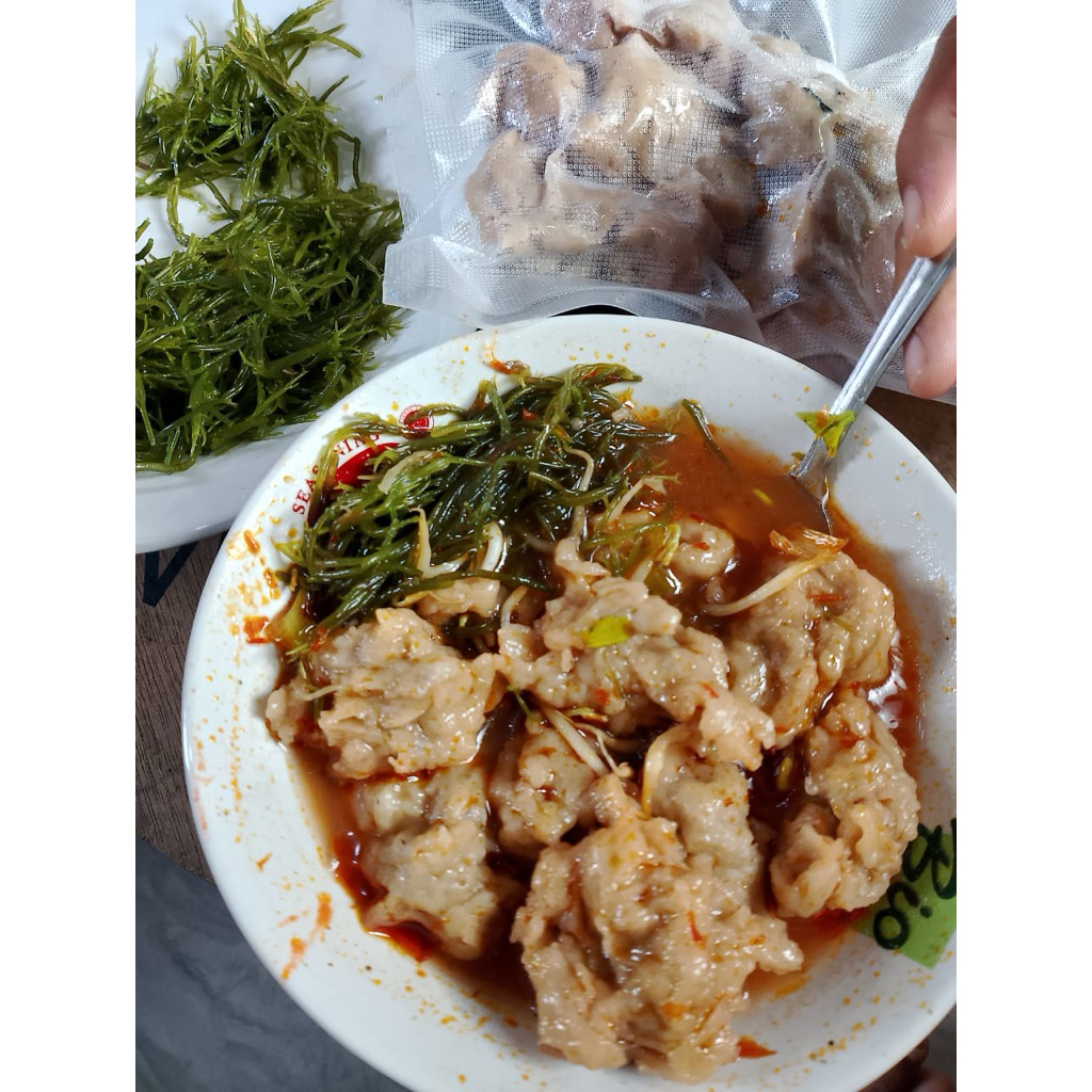 

bakso ikan rumput laut khas Malingping