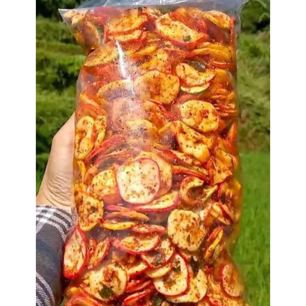 

sebring kerupuk bawang pedas extra daun jeruk 500gram