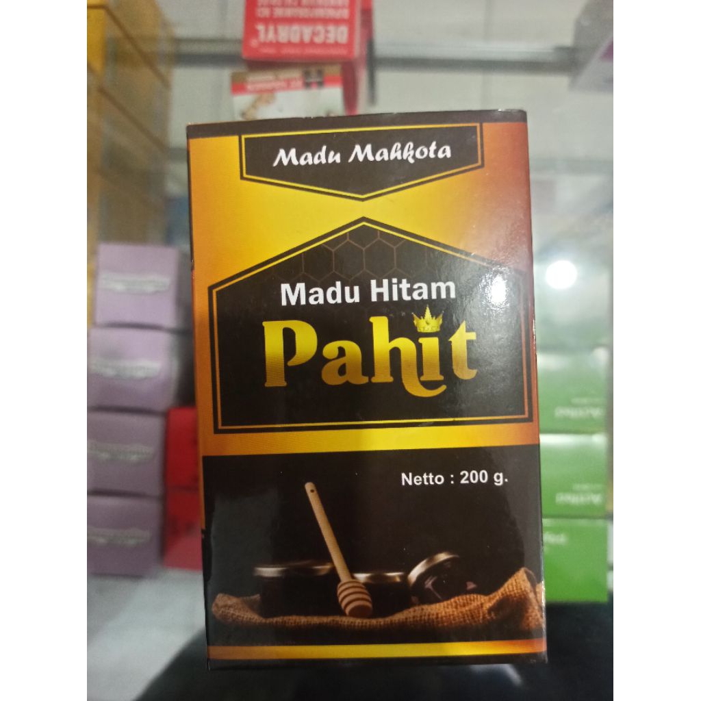 

Madu Hitam pahit Mahkota 200gr