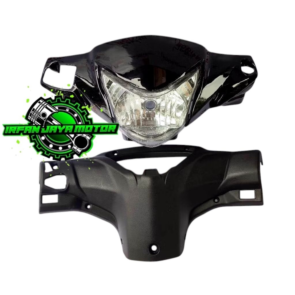 Totok kepala Revo Fit Fi revo injeksi Hitam komplit / batok honda Revo Fi