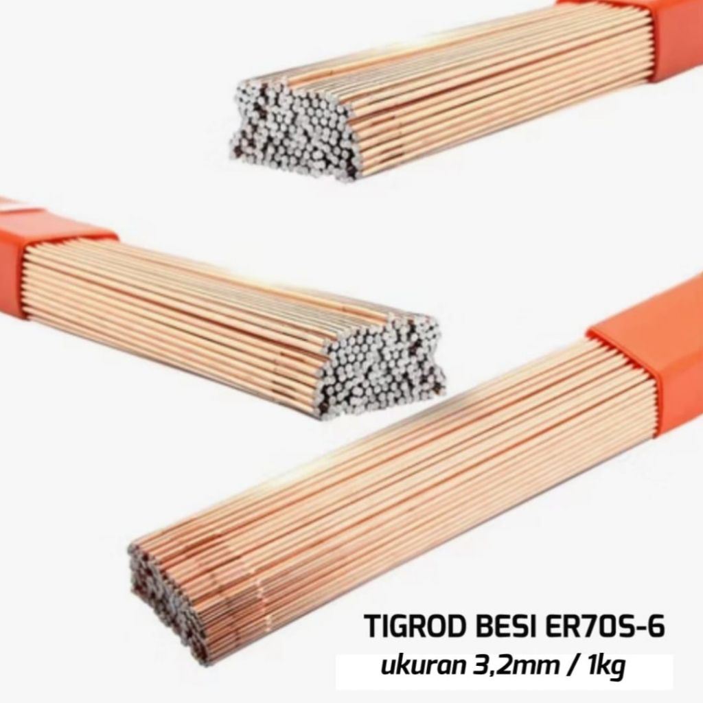 kawat las Argon besi er70s-6 3.2mm 1kg