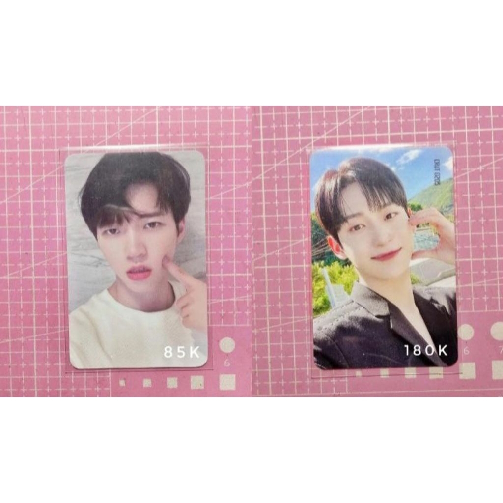 [READY STOCK] Photocard PC Infinite Woohyun W Ground Woolim Pop Up Store Cravity Jungmo Fansign VVV