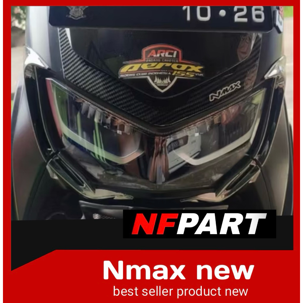 garnish lampu nmax new 2020 / variasi nmax / garnish headlamp nmax new