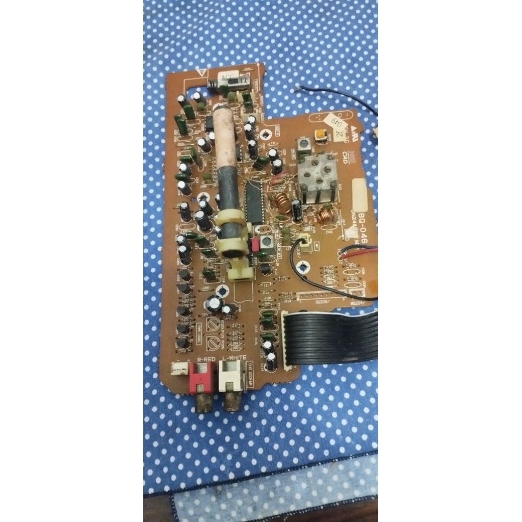 modul radio dan tape dobel mekanik Polytron Mega power 4200 kode DN24A273