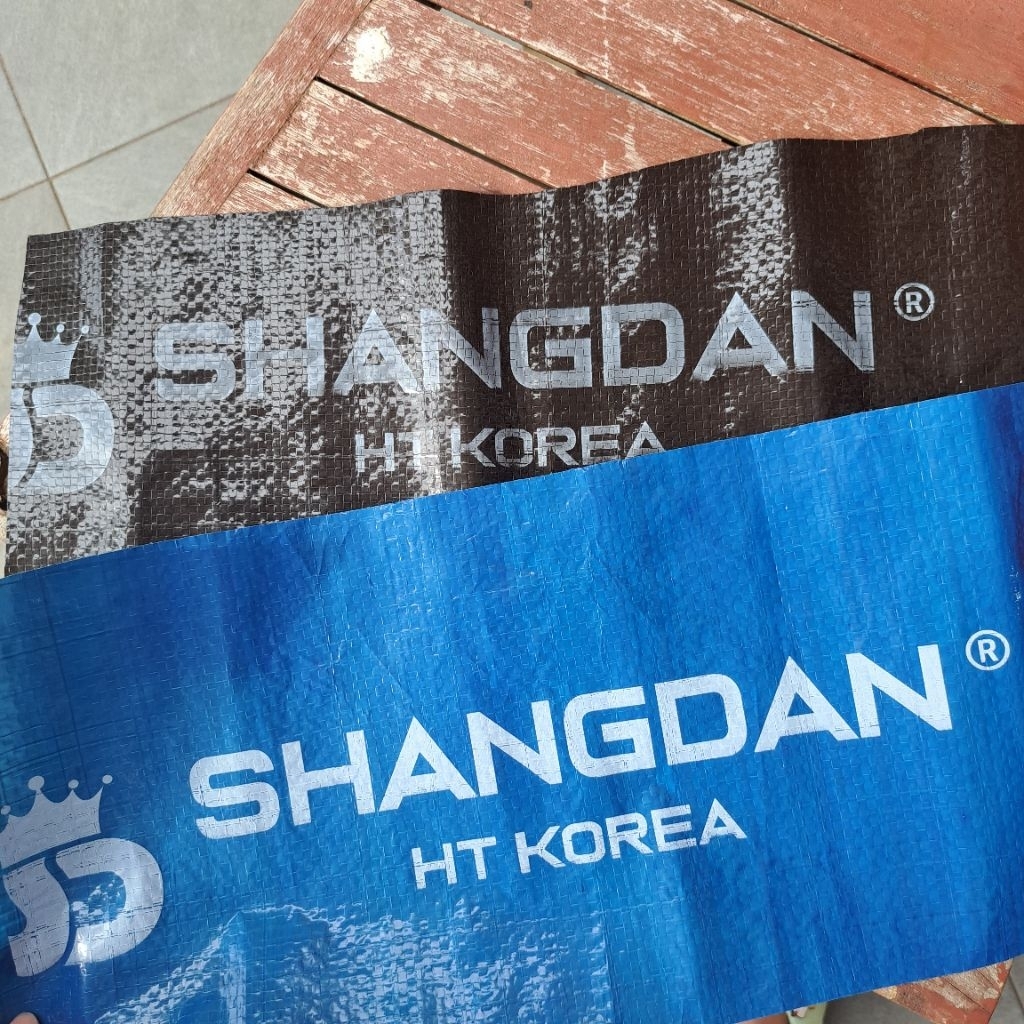 Terpal 2X3 Terpal Plastik Korea A3 A8 A15 Terpal Tenda Proyek Bangunan Truk Pick Up Warung Gerobak