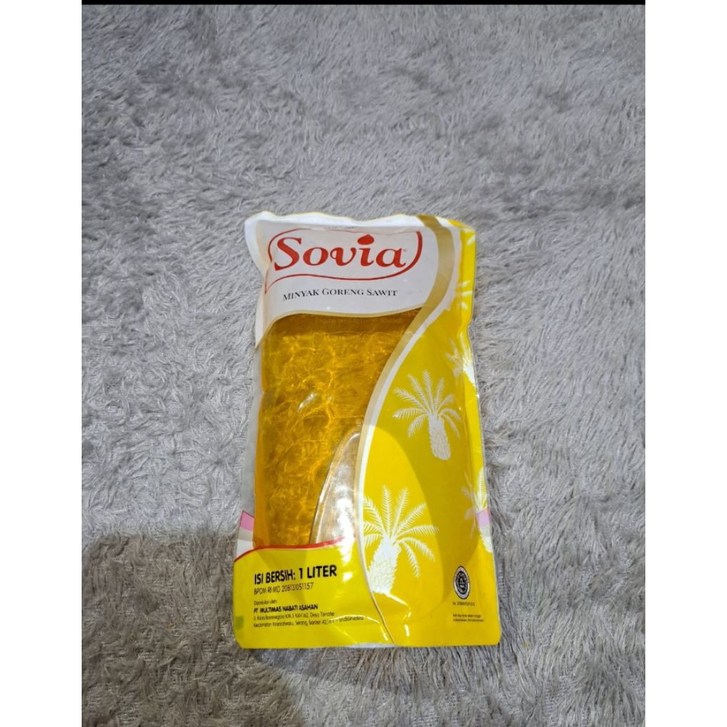 

MINYAK GORENG SOVIA 1 LITER