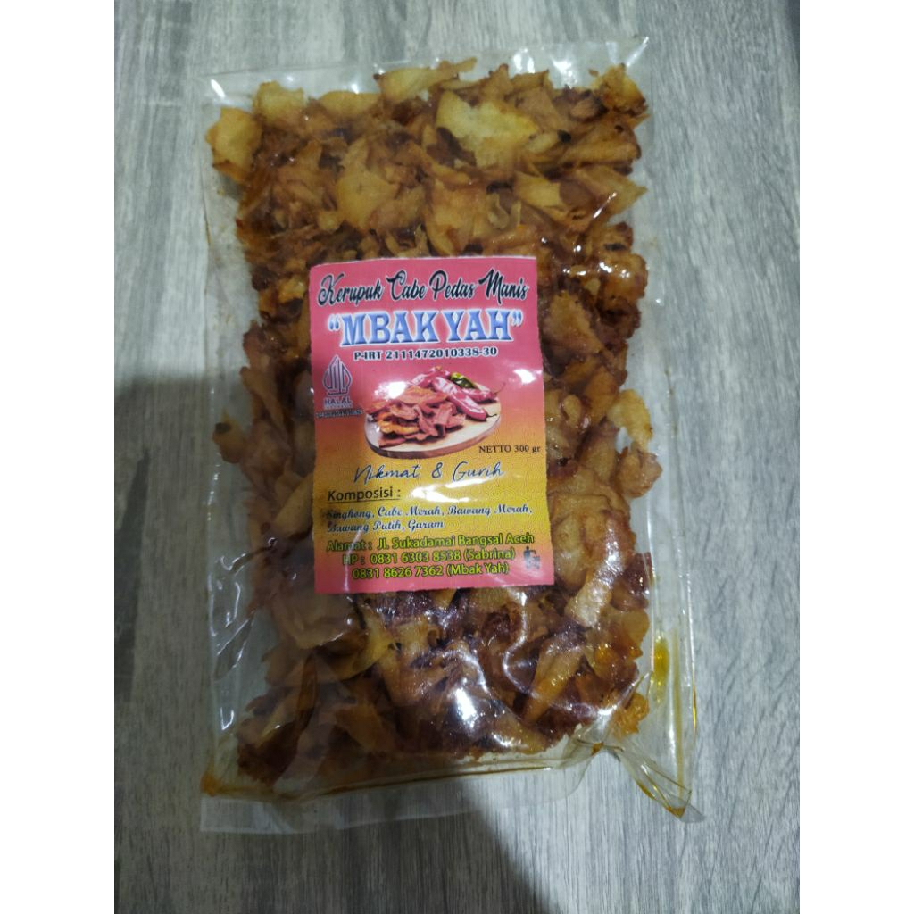 

kerupuk cabe