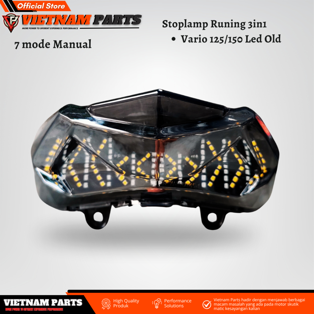 STOPLAMP RACEPRO RUNNING VARIO 125/150 LED OLD LAMPU BELAKANG VARIO LED OLD RACEPRO LAMPU RUNNING