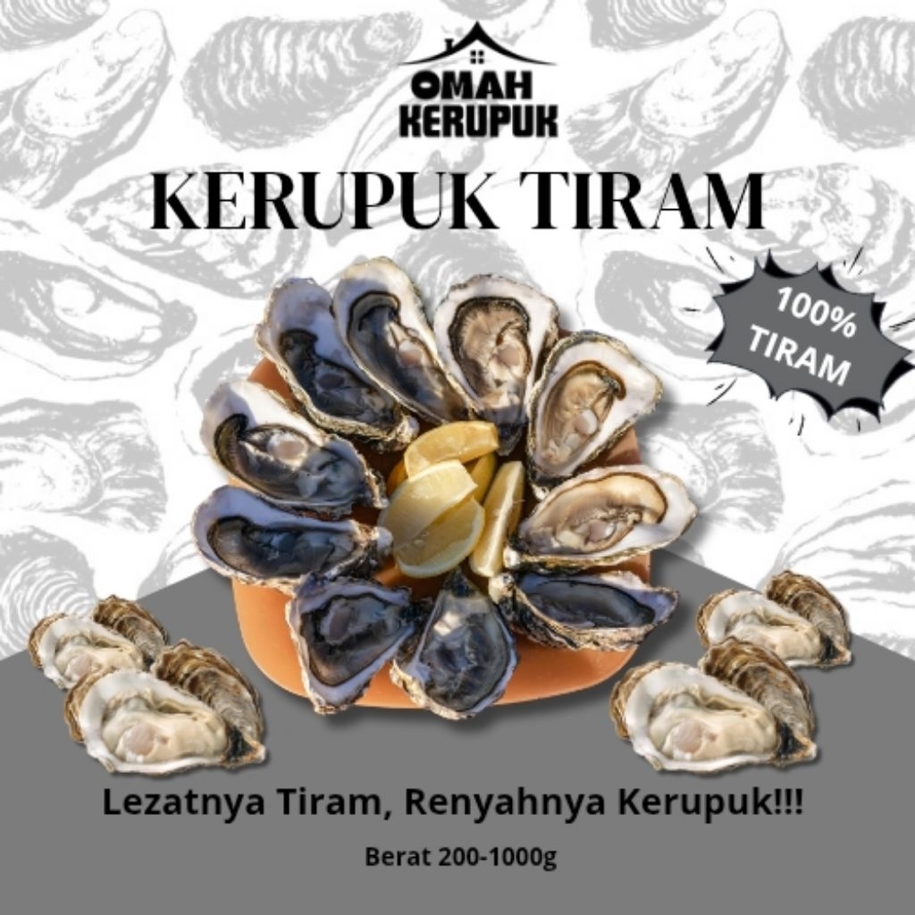 

Omah Kerupuk - Kerupuk Tiram Matang 200g - 1000g