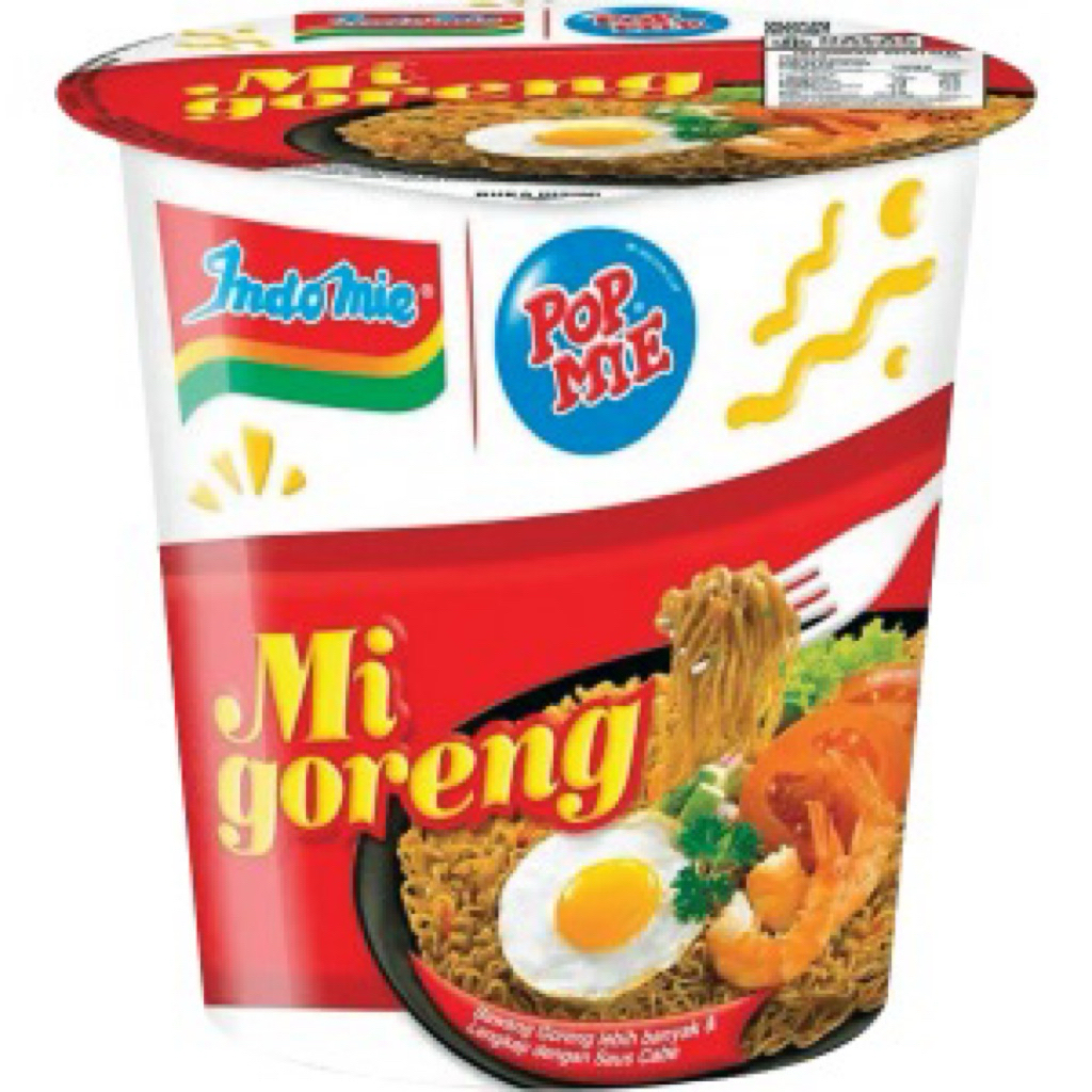 POP MIE INDOMIE GORENG CUP 80g (1 DUS) ISI 12
