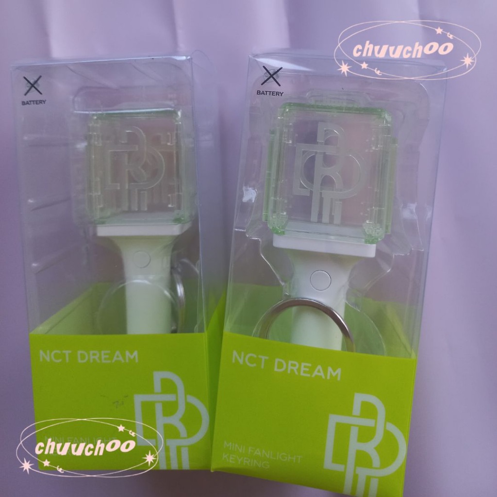 READY STOCK OFFICIAL NCT DREAM MINI FANLIGHT KEYRING SEALED SM ARTIST MINI FANLIGHT KEYRING MINI LS 