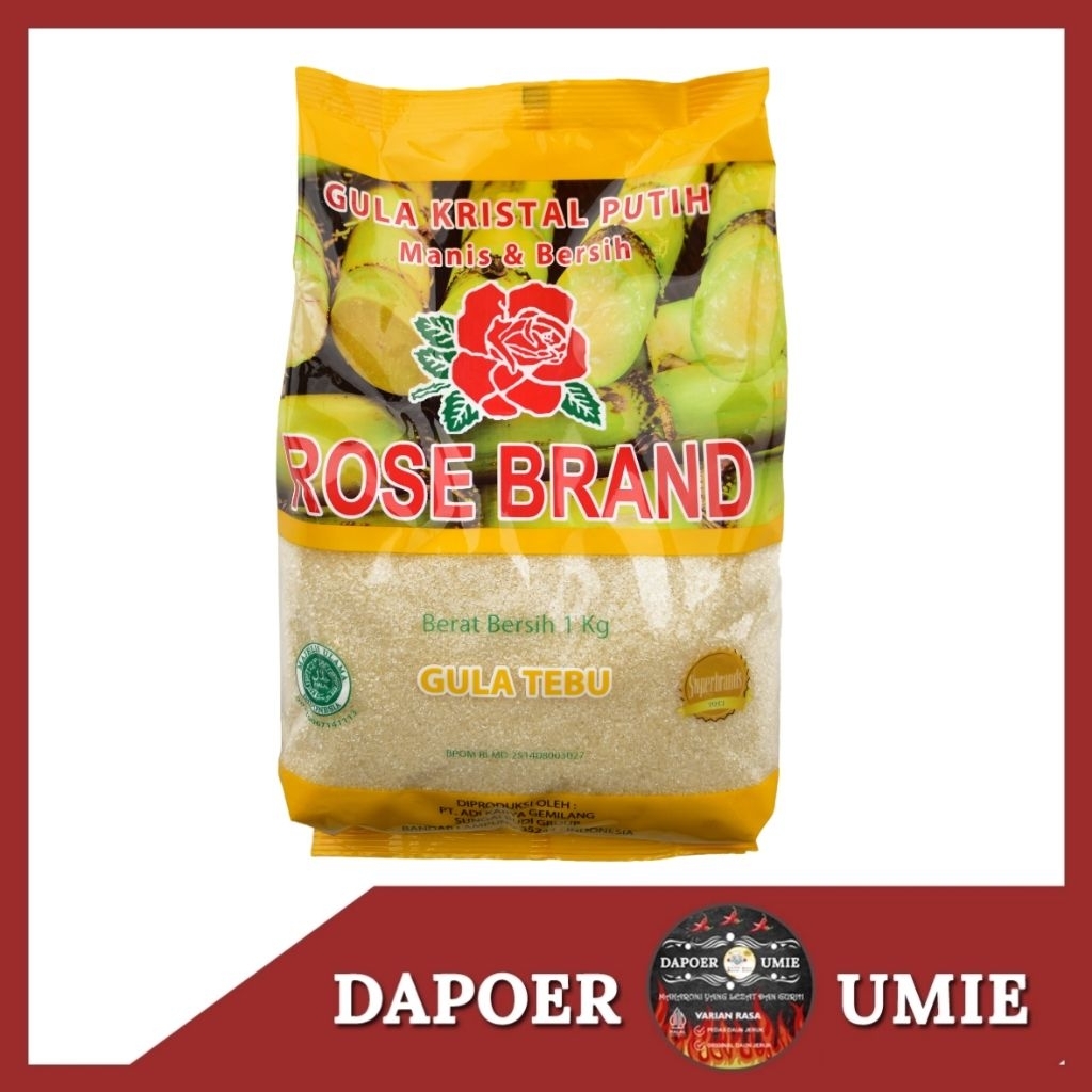 

ROSE BRAND GULA KRISTAL PUTIH / 1 KG