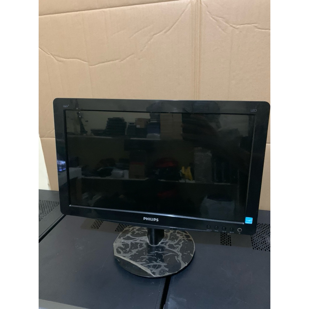 monitor Philips 16 inchi Led Lengkap kabel””