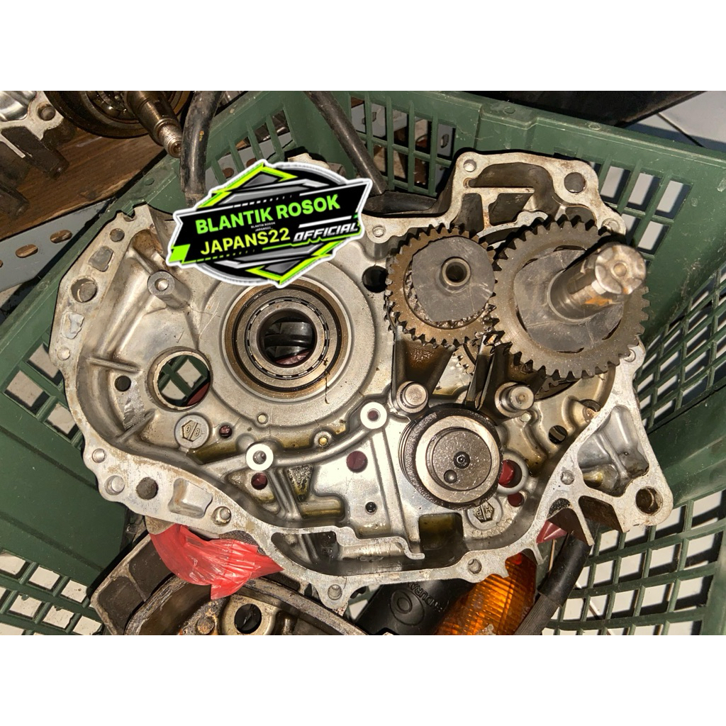 rasio set crankcase megapro mono originl copotan terbaik