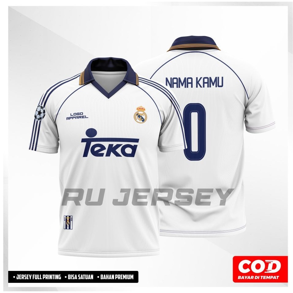 Jersey Madrid 1999 Full Printing