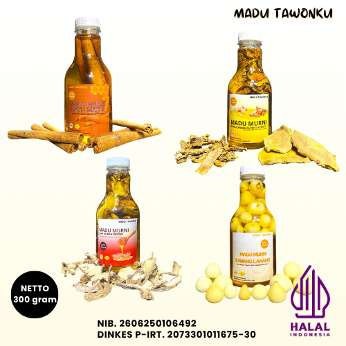 

Madu Herbal Murni 350 Gram 100% Tanpa Bahan Kimia Bagus Untuk Kesehatan Resmi Bersertfikat P-IRT