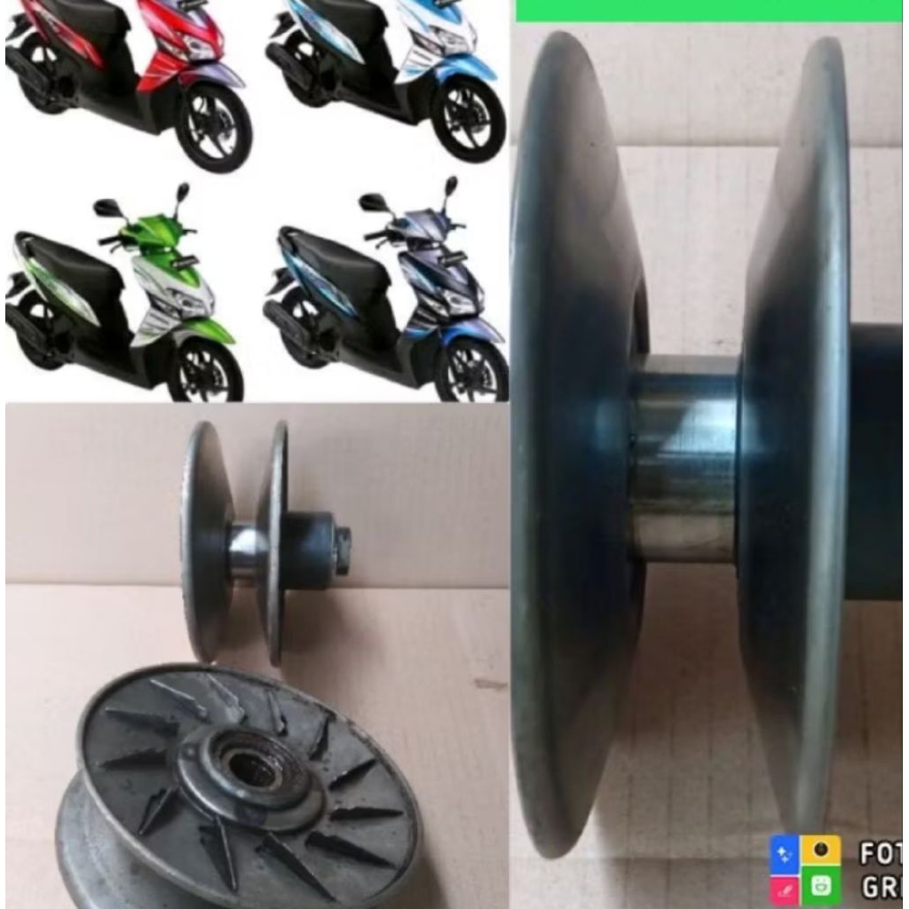 pully vario 110 karbu vario techno 110 karbu seken original copotan layak pakai
