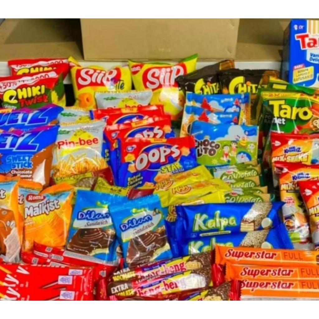 

Paket snack jajanan mix manis dan gurih