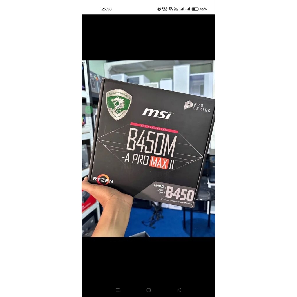 MOBO MSI B450M A PRO MAX 2
