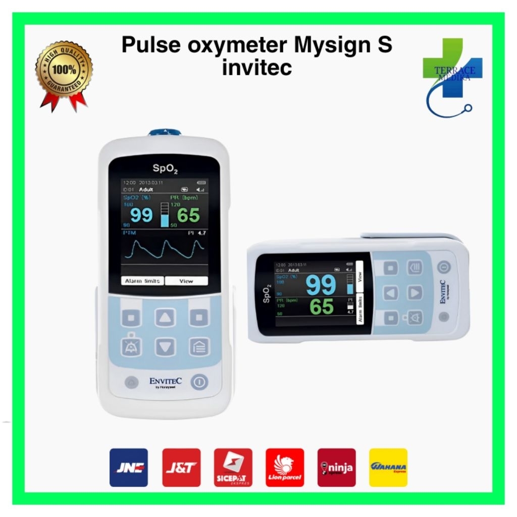 Pulse Oximeter Pulse Oxymeter MySign S EnviteC sp02  Pulse Oximeter Saturation Sp02