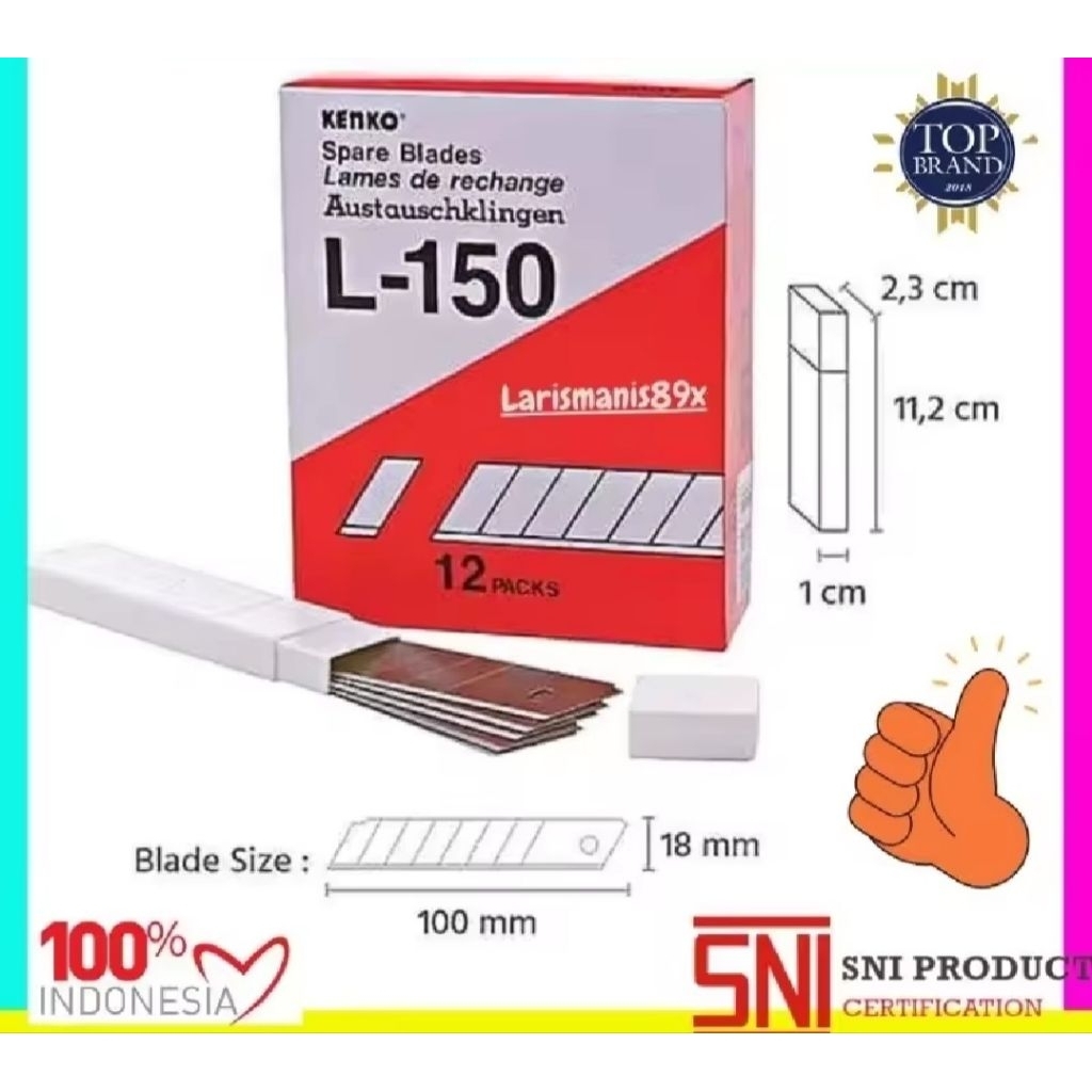 

Mata Cutter | Isi Cutter L-150