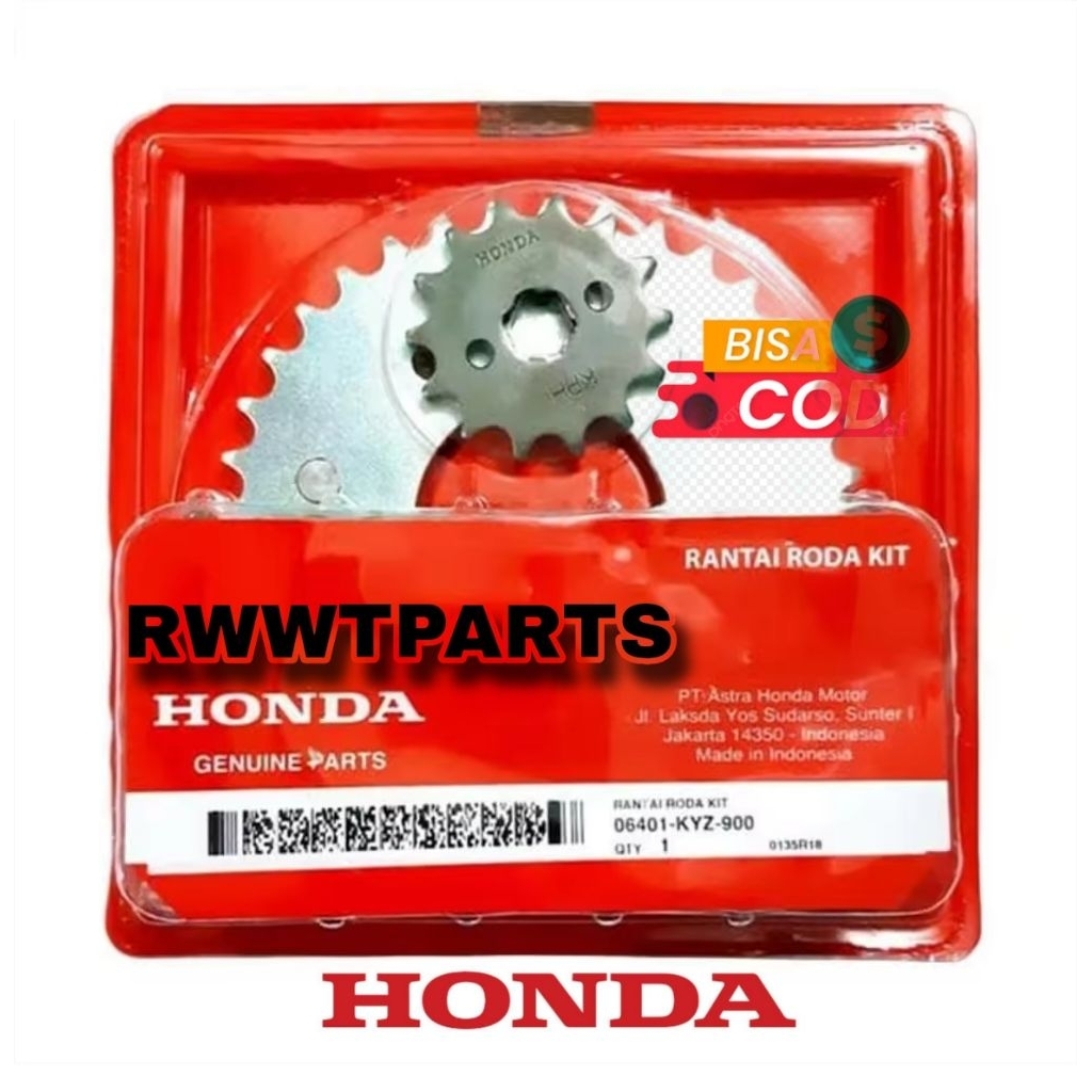 GIR SET SUPRA X 125 FI GER SET SUPRA X 125 FI , HELEM IN GEAR SET MOTOR HONDA SUPRA FI  (KYZ)