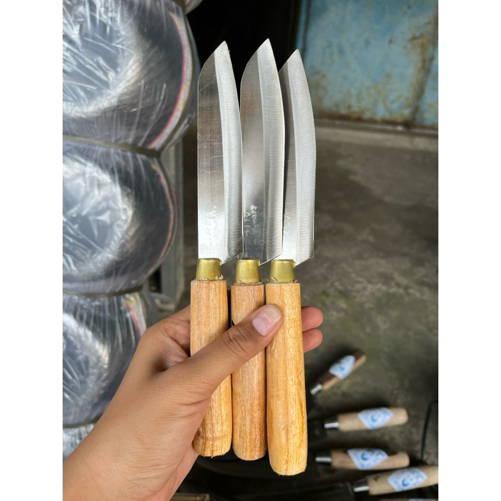 Pisau Dapur Super Tajam Gagang kayu
