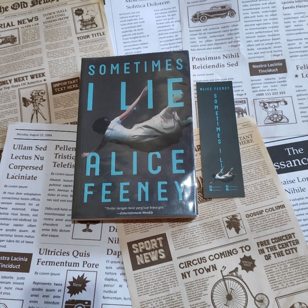 [PRELOVED] Novel Sometimes I Lie - Alice Feeney