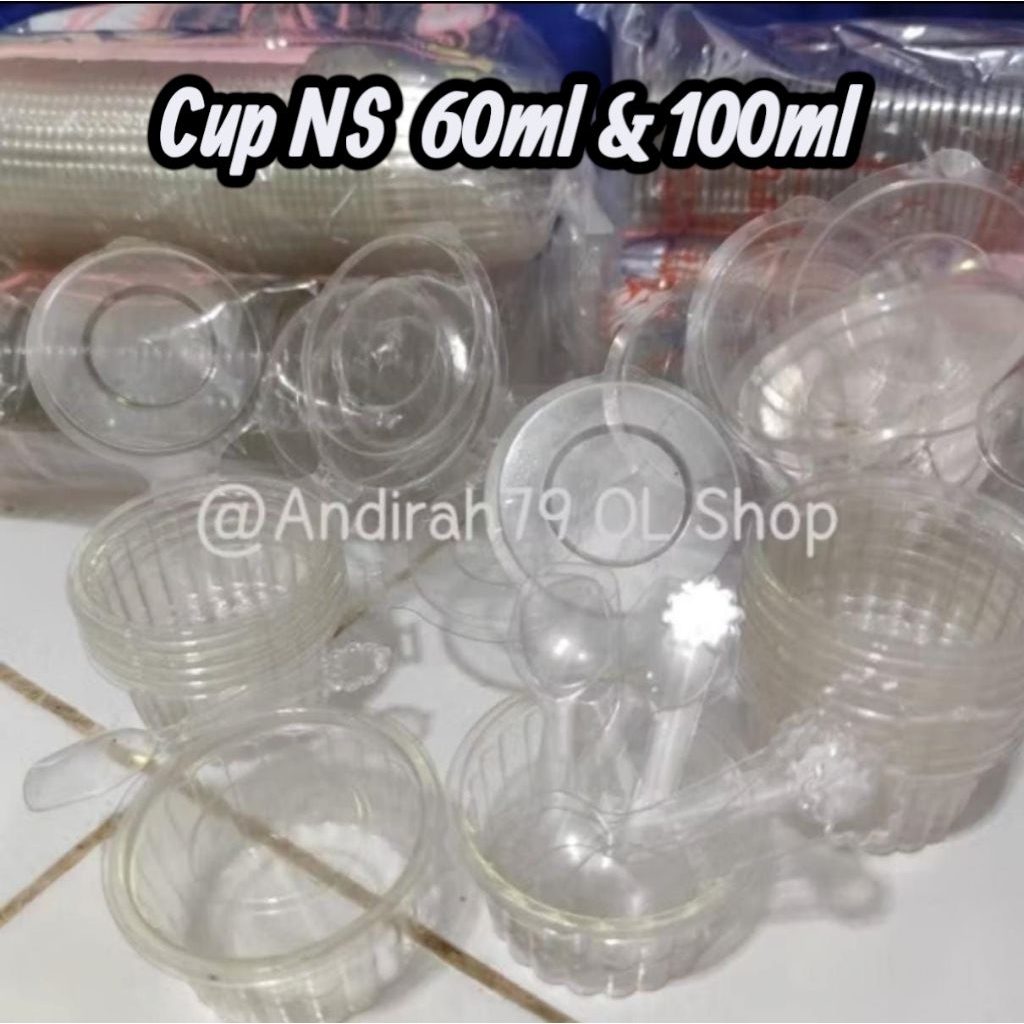 Cup puding NS 60ml  & 100ml