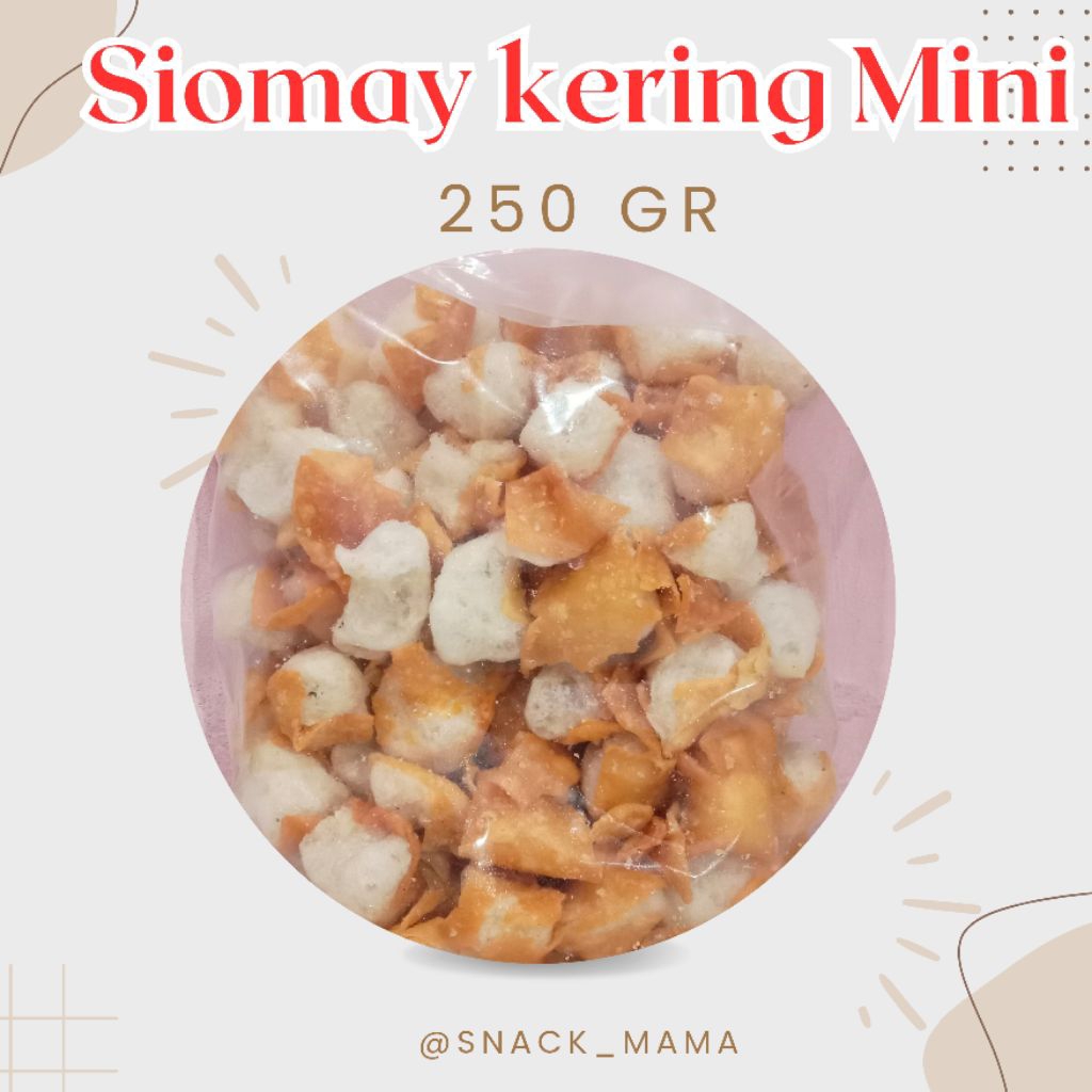 

Siomay Kering 250gr Toping Baso Aci / Seblak