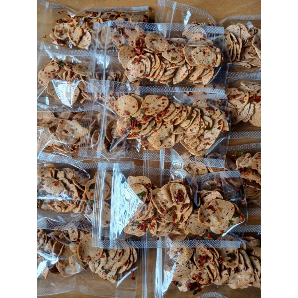 

paket usaha basreng koin basreng pipih pedas daun jeruk