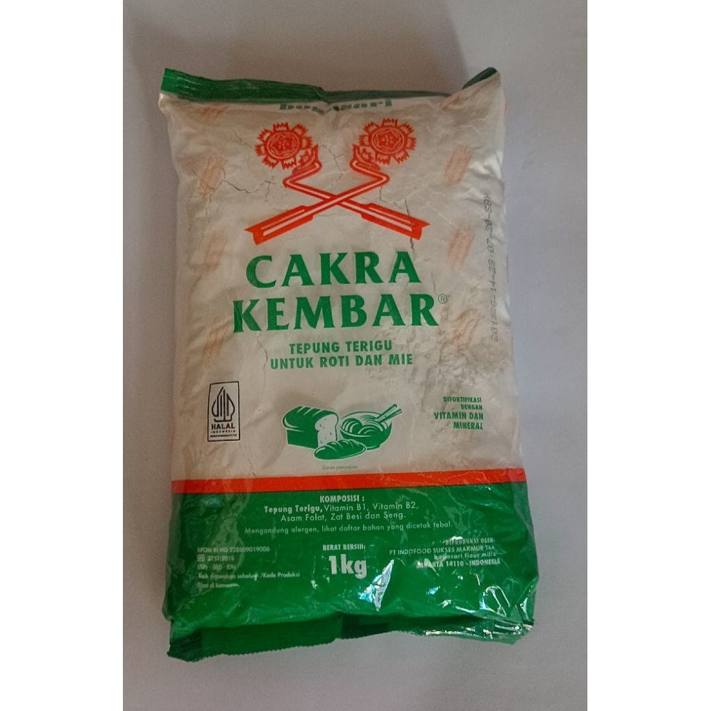 

Tepung Terigu Cakra Kembar protein Tinggi 1kg