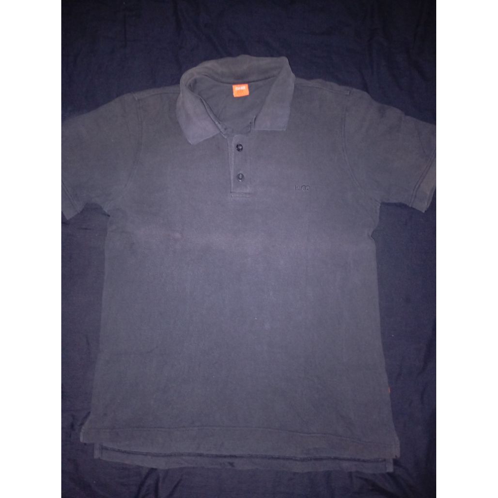 Baju Polo Shirt Hugo Sports Hitam L Second