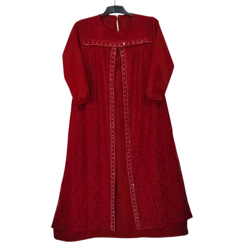 Gamis brokat baju musim anak tanggung