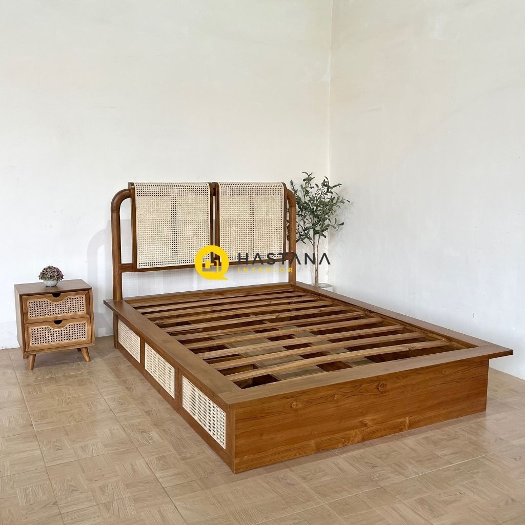 dipan minimalis kayu jati dipan rotan dipan laci