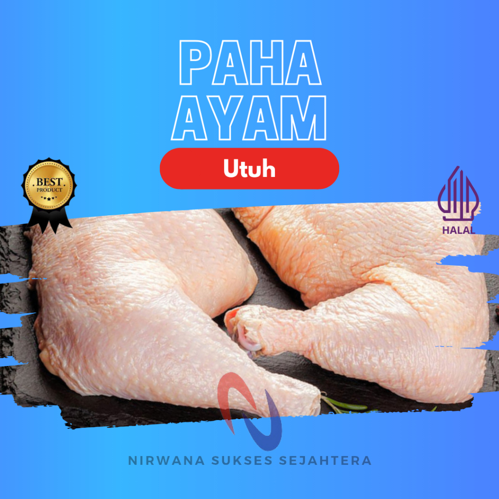 

PAHA AYAM BROILER UTUH / WHOLE BROILER CHICKEN THIGH, CHICKEN LEG