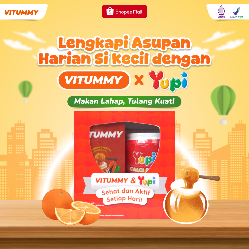 Vitummy Madu Anak Membantu Atasi Masalah Nafsu Makan 1 Botol 130ml