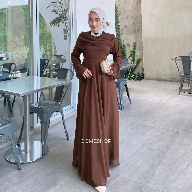 QOME - DRESS BELLE / DRESS CERUTI / DRESS KONDANGAN / DRESS PESTA / DRESS KEKINIAN